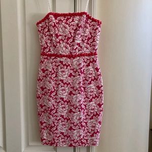 Pink and White Lilly Pulitzer Dress: Size 0